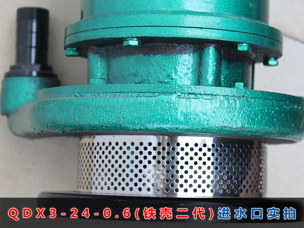 QDX3-24-0.6（铁壳二代）进水口实拍